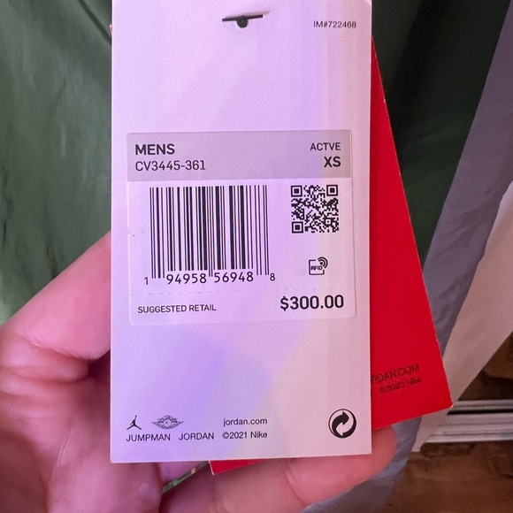 Nike Off White x Jordan Track Pants NWT XS Men’s - Picture 15 of 15